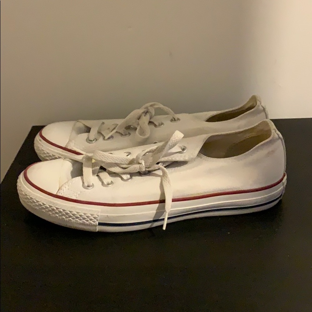 White Converse shoes